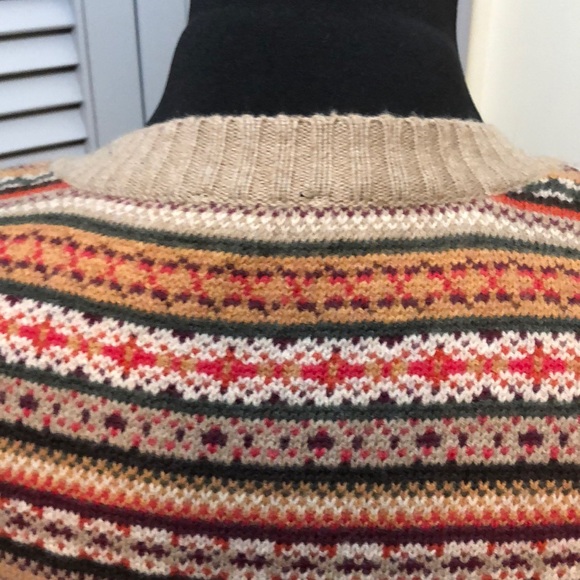 Talbots Multicolored Warm Fair Isle Sweater - Picture 8 of 12